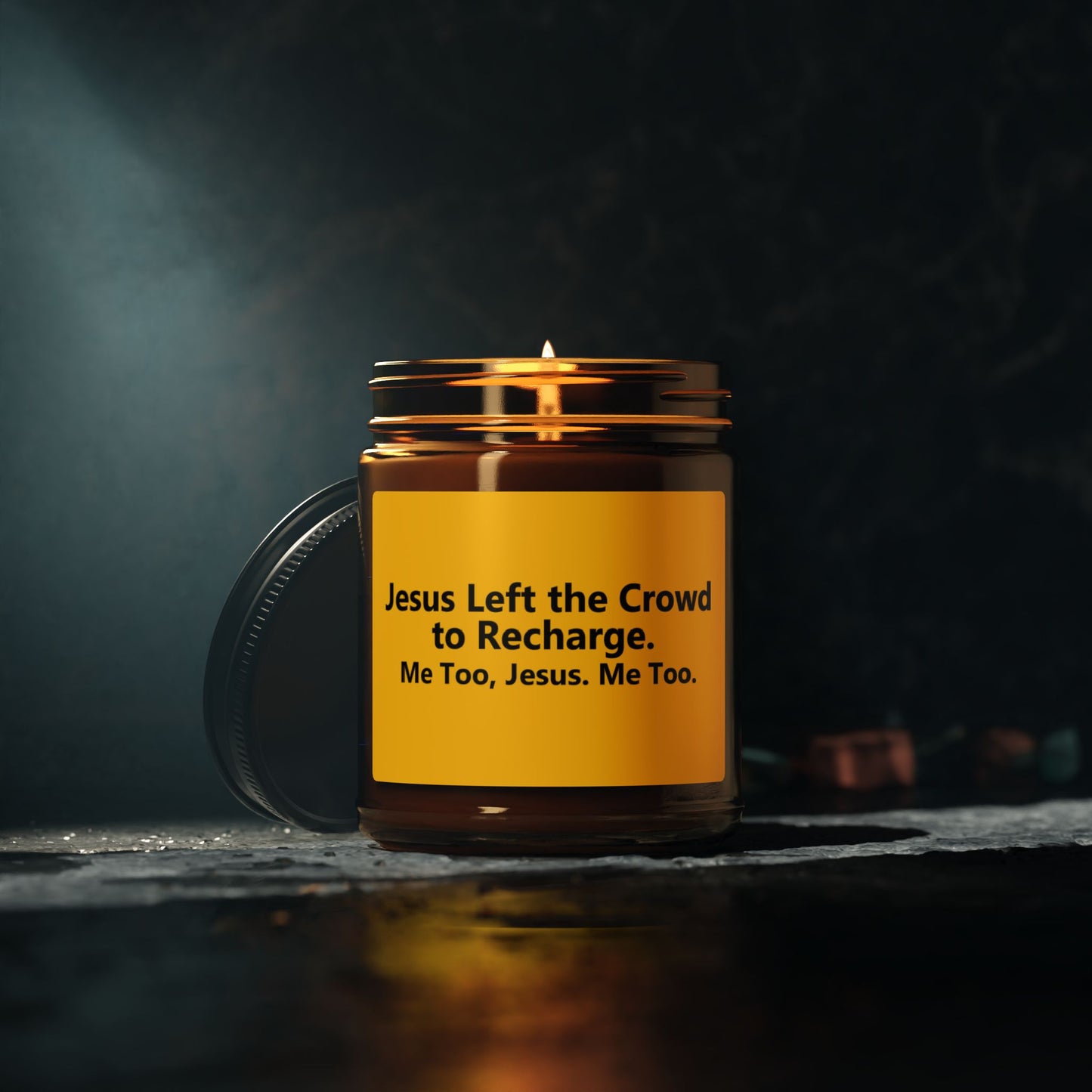 Jesus Left The Crowd Scented Soy Candle