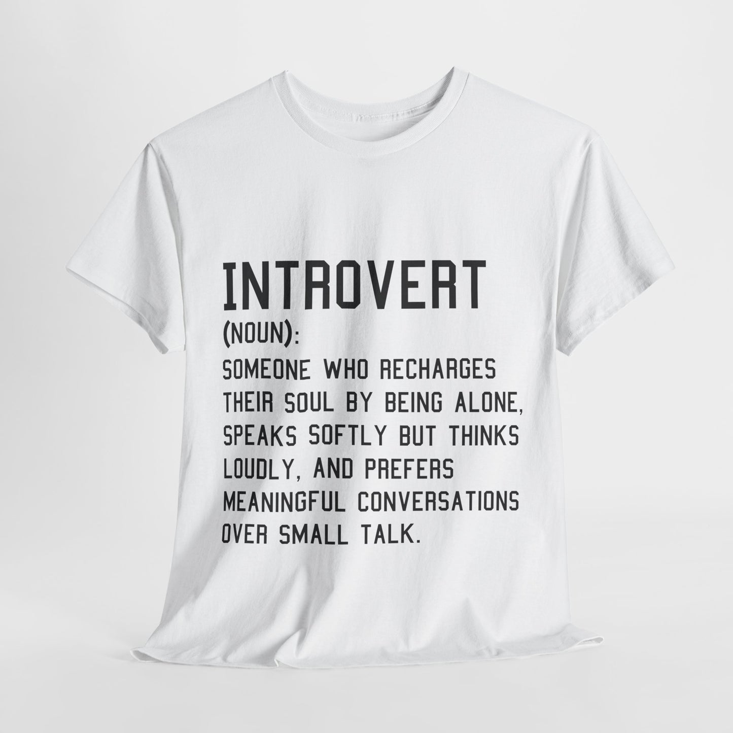Casual Introvert Noun Definition Tee