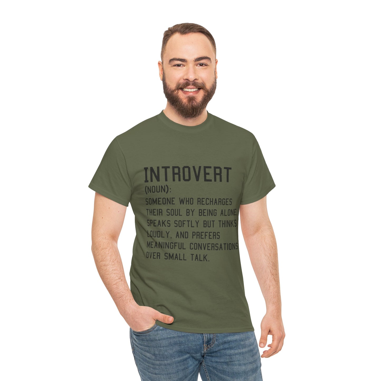 Casual Introvert Noun Definition Tee