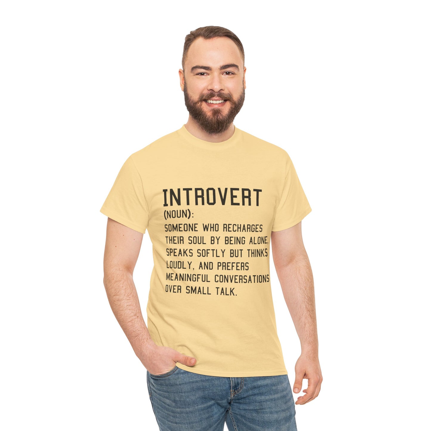 Casual Introvert Noun Definition Tee