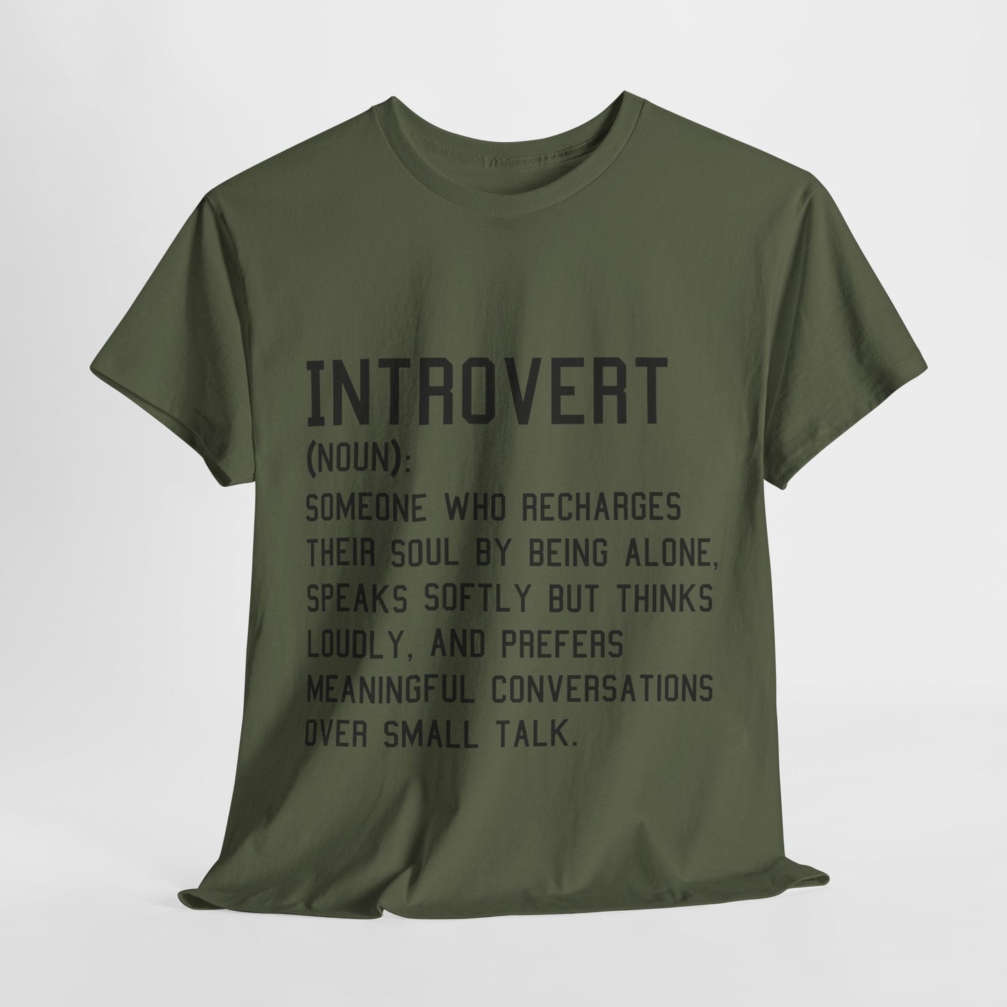 Casual Introvert Noun Definition Tee