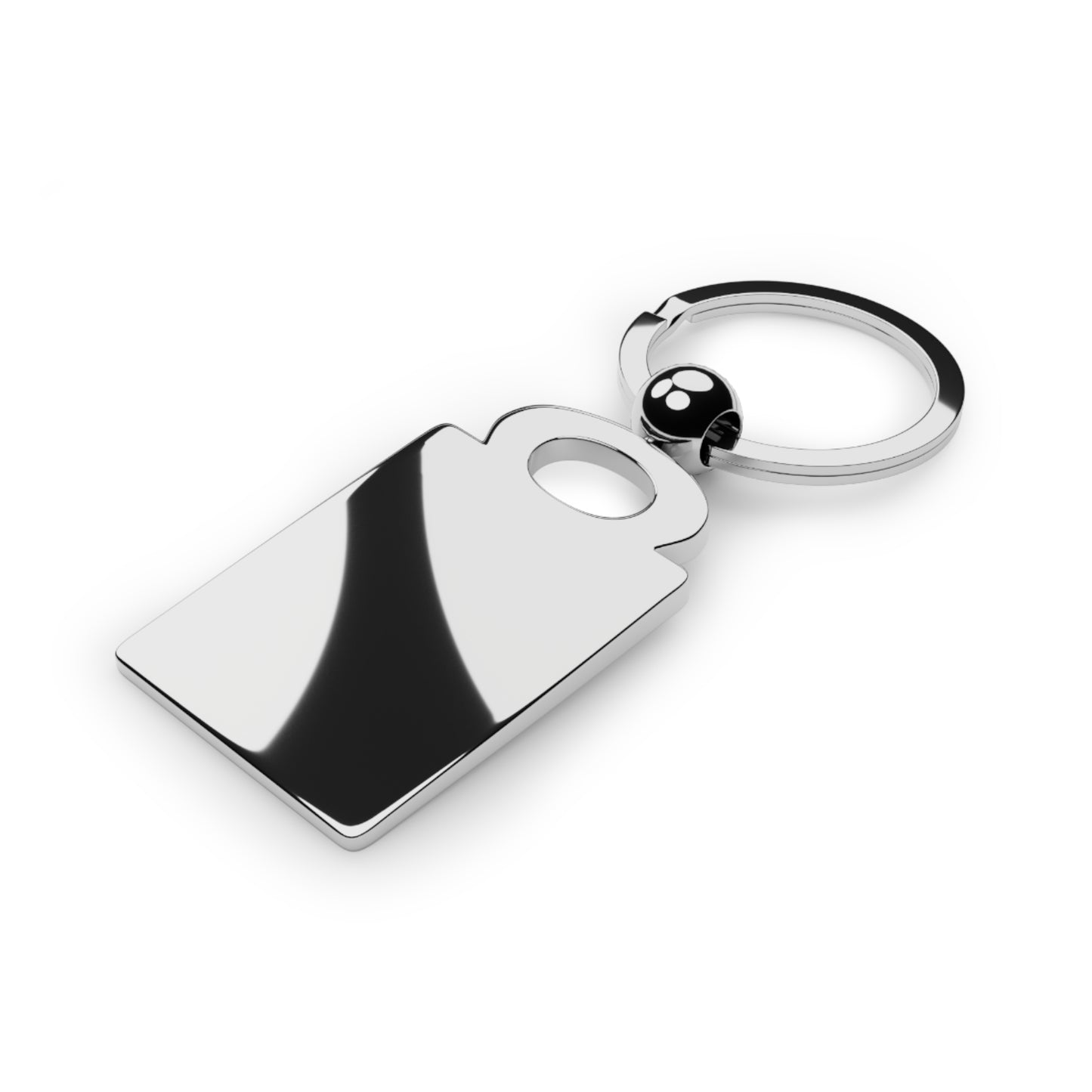 Inspirational Peace Be Still Rectangle Keyring