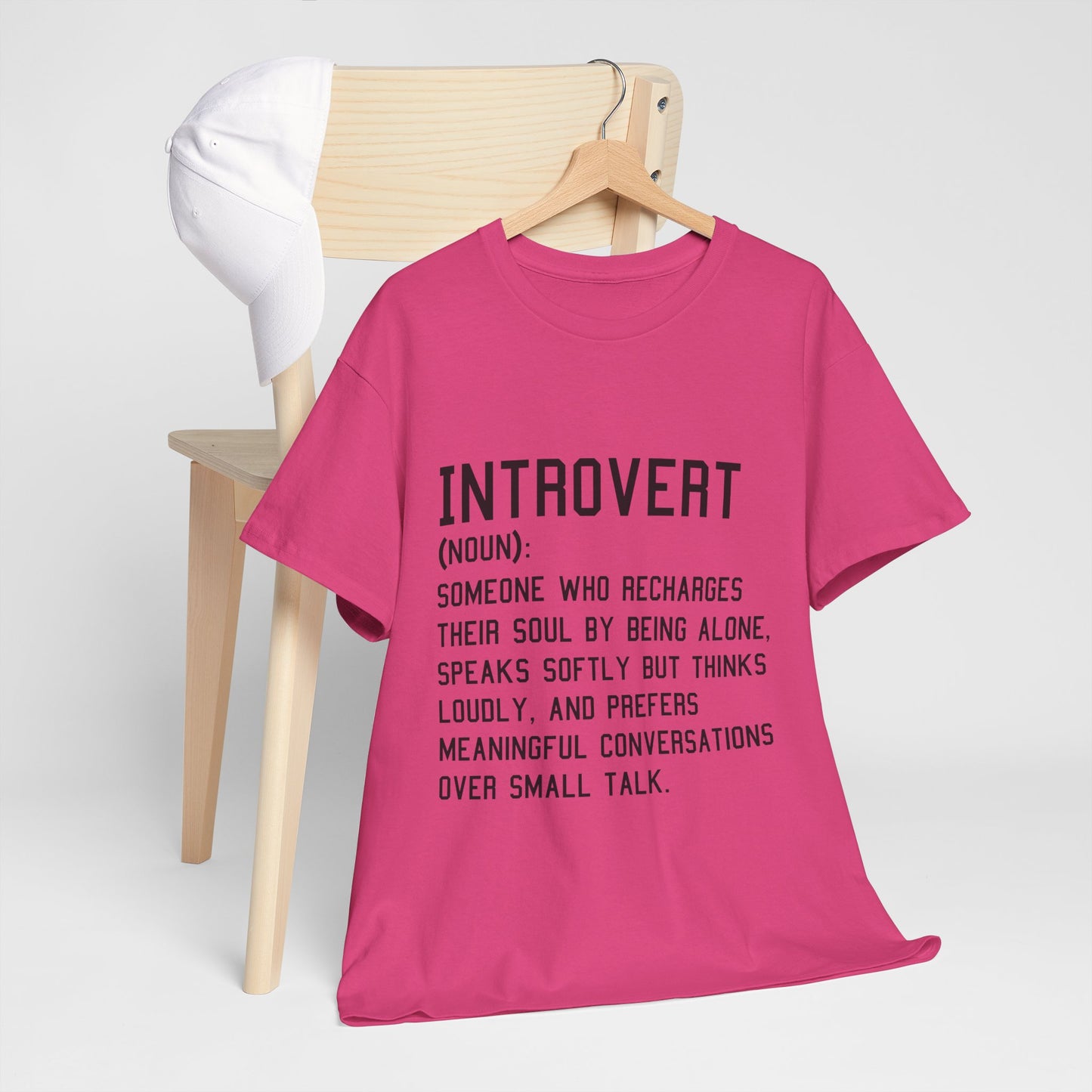 Casual Introvert Noun Definition Tee