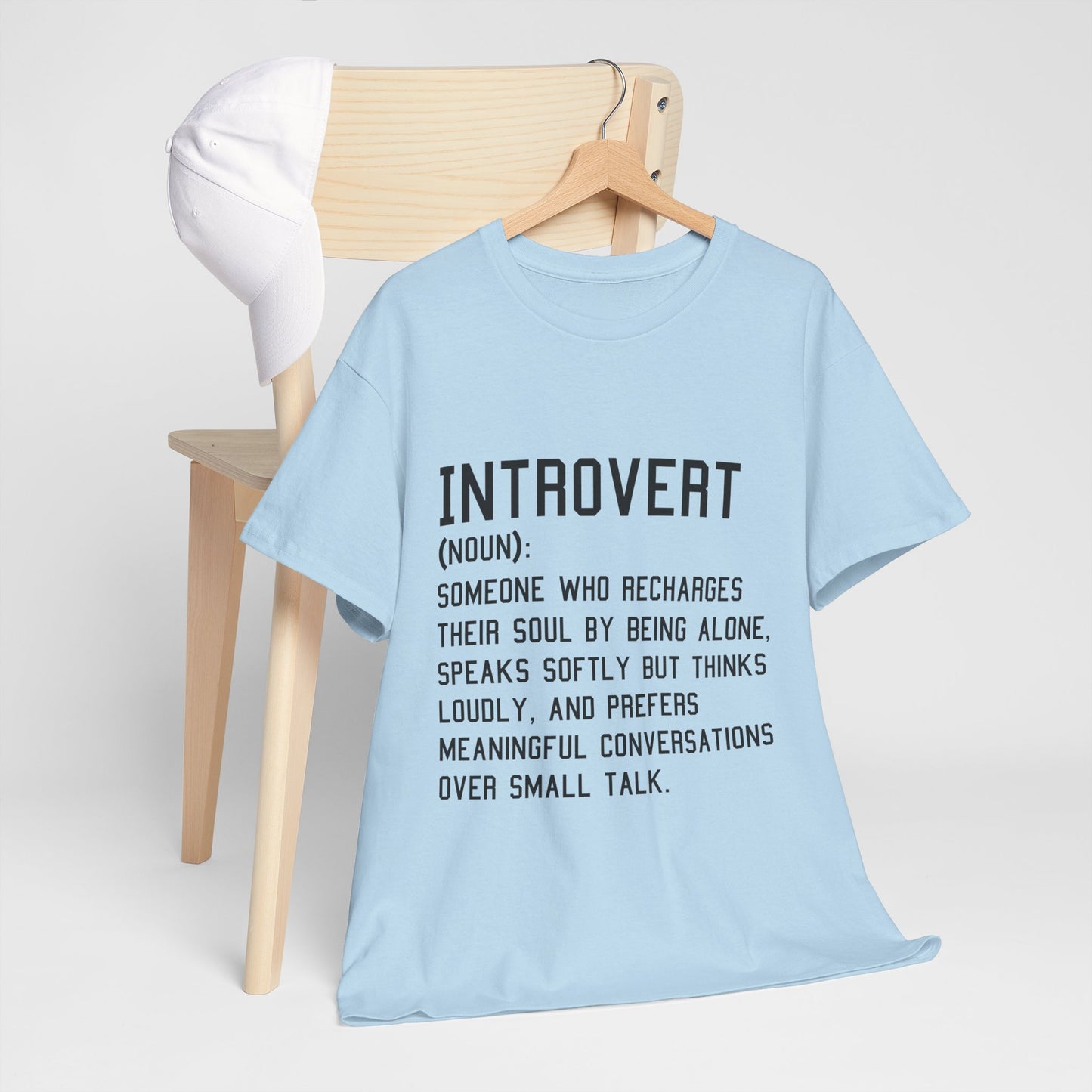Casual Introvert Noun Definition Tee