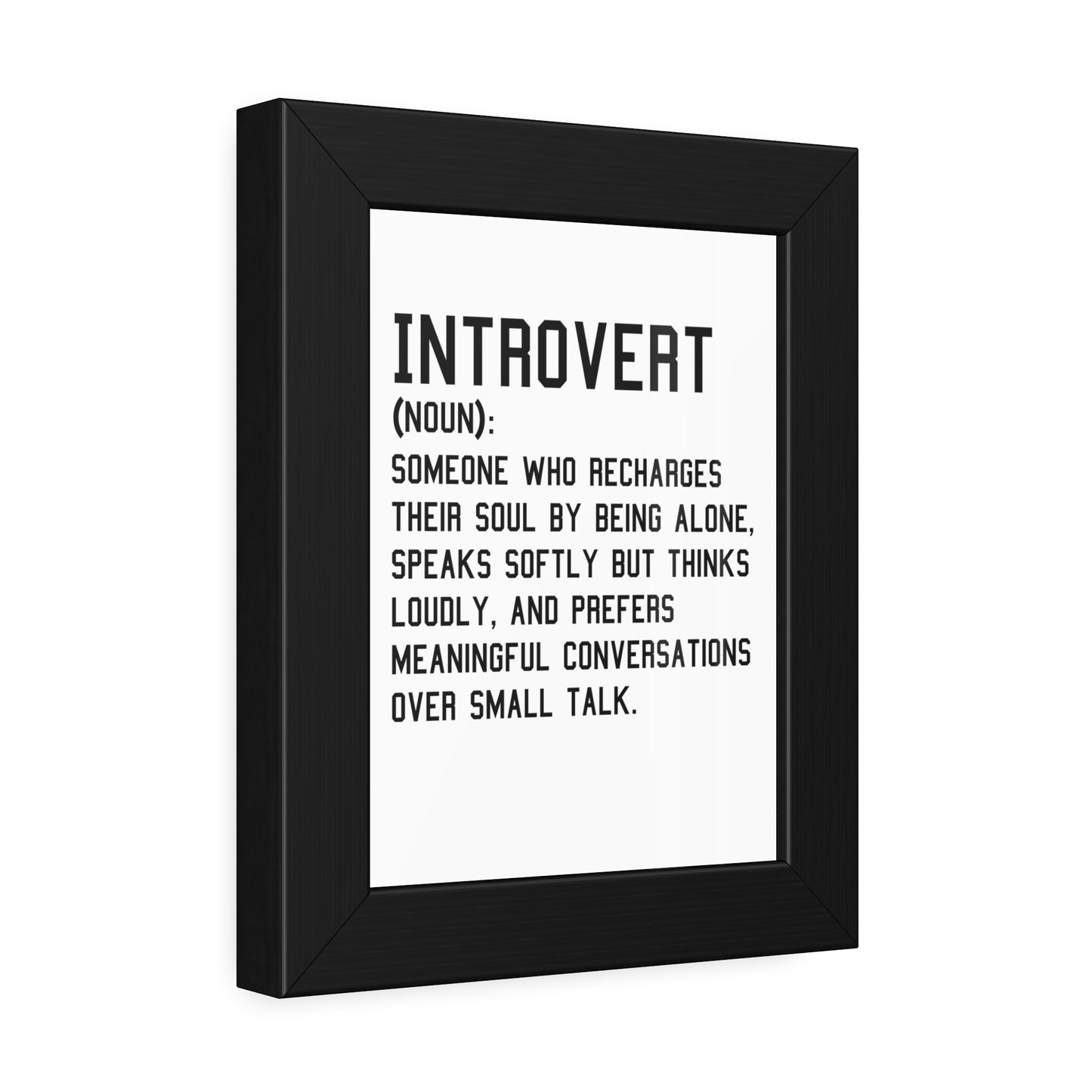 Cozy Home Introvert Framed Print Decor