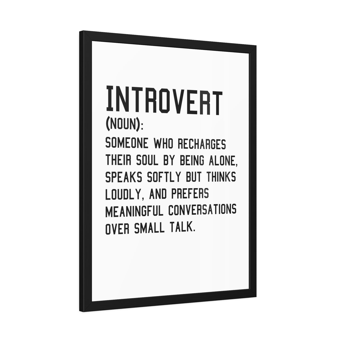 Cozy Home Introvert Framed Print Decor