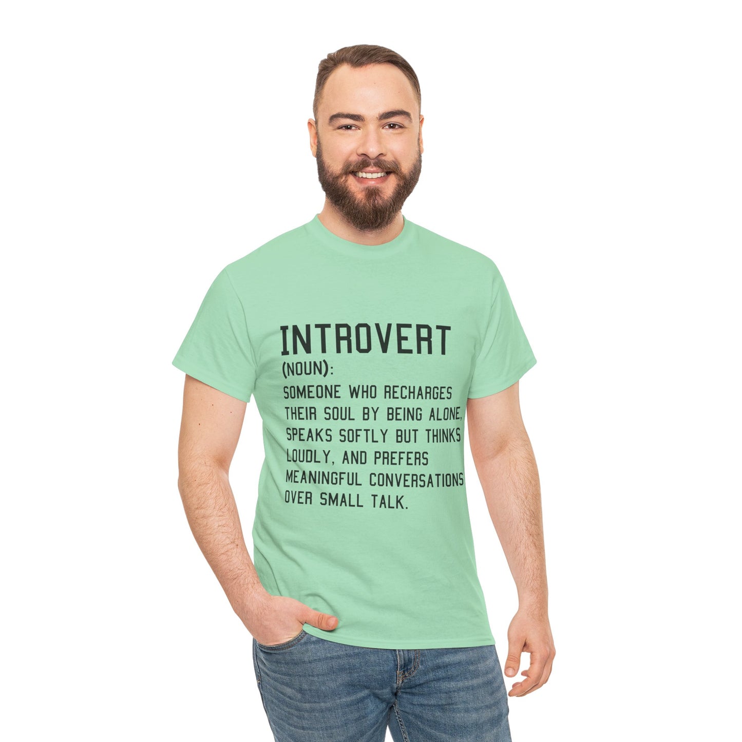 Casual Introvert Noun Definition Tee
