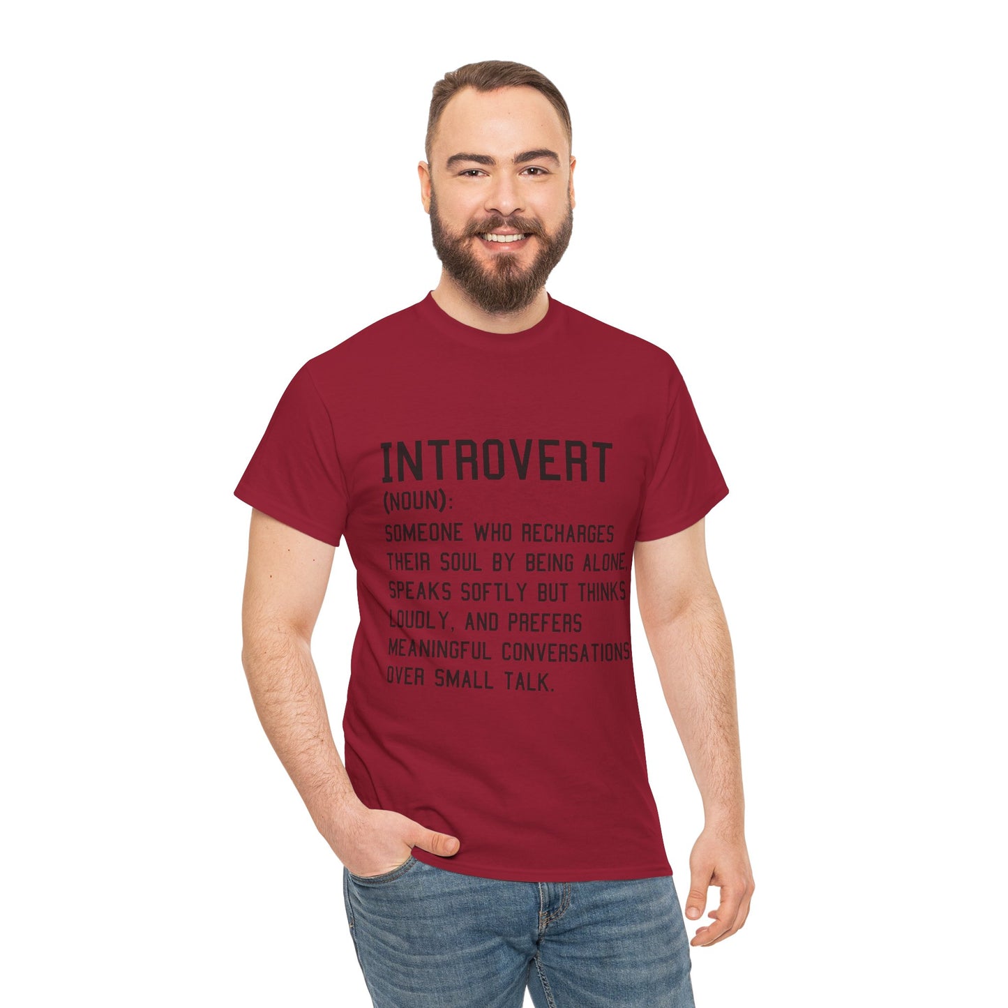Casual Introvert Noun Definition Tee