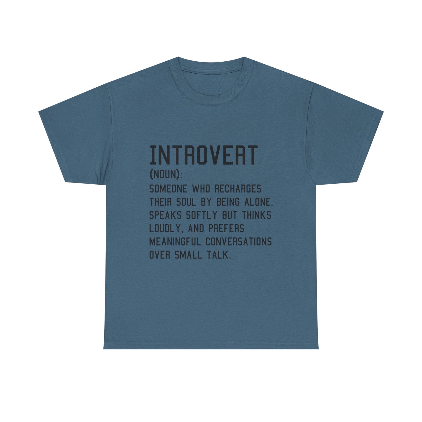 Casual Introvert Noun Definition Tee