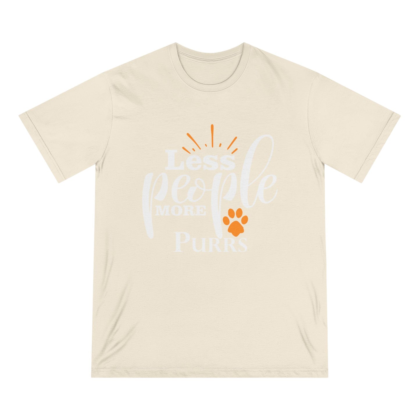 Less People More Purrs Unisex Print Shirt