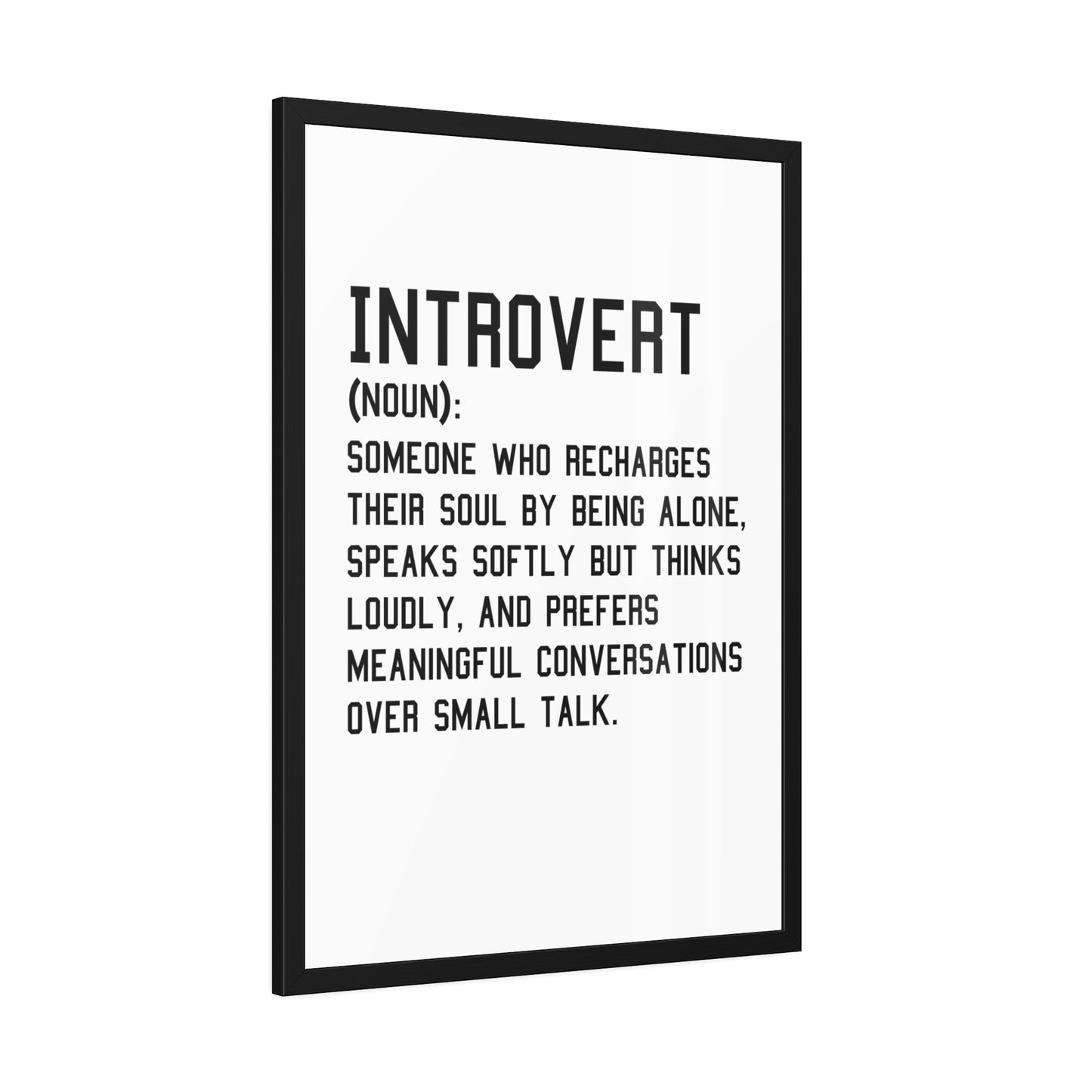 Cozy Home Introvert Framed Print Decor