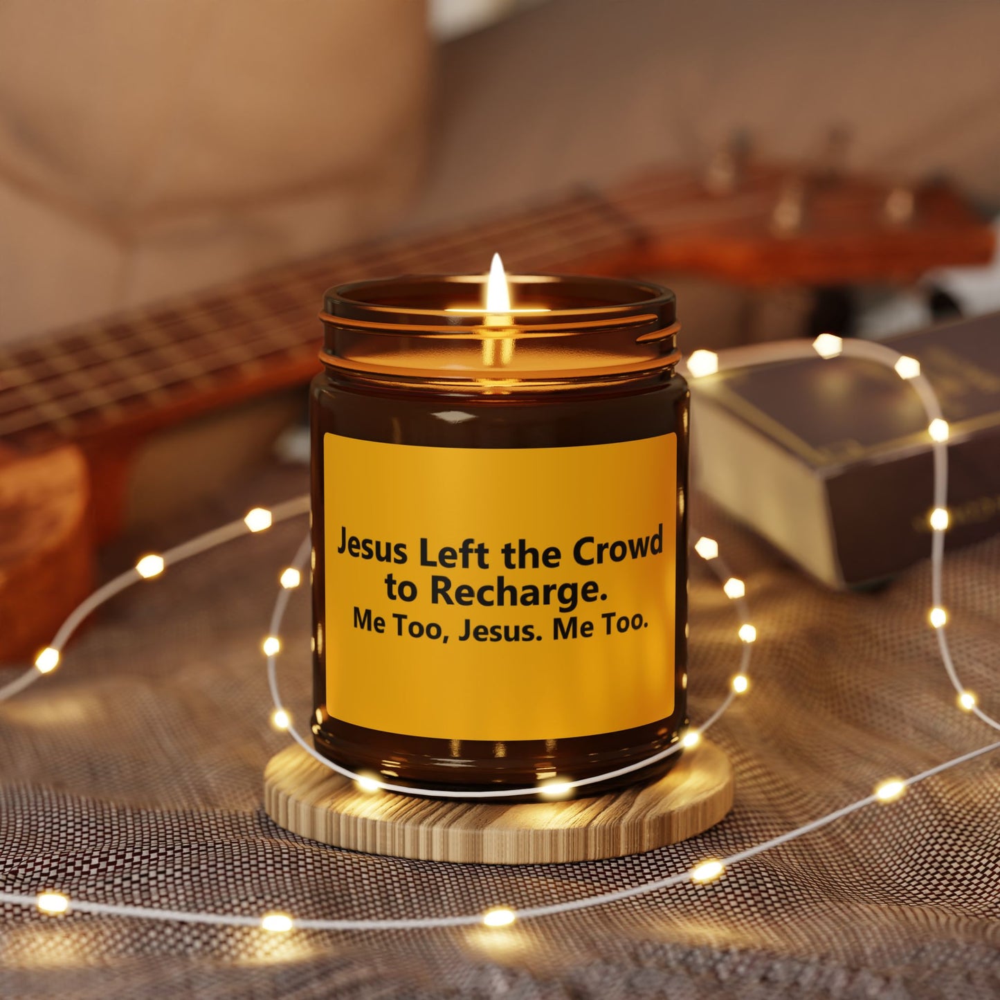 Jesus Left The Crowd Scented Soy Candle