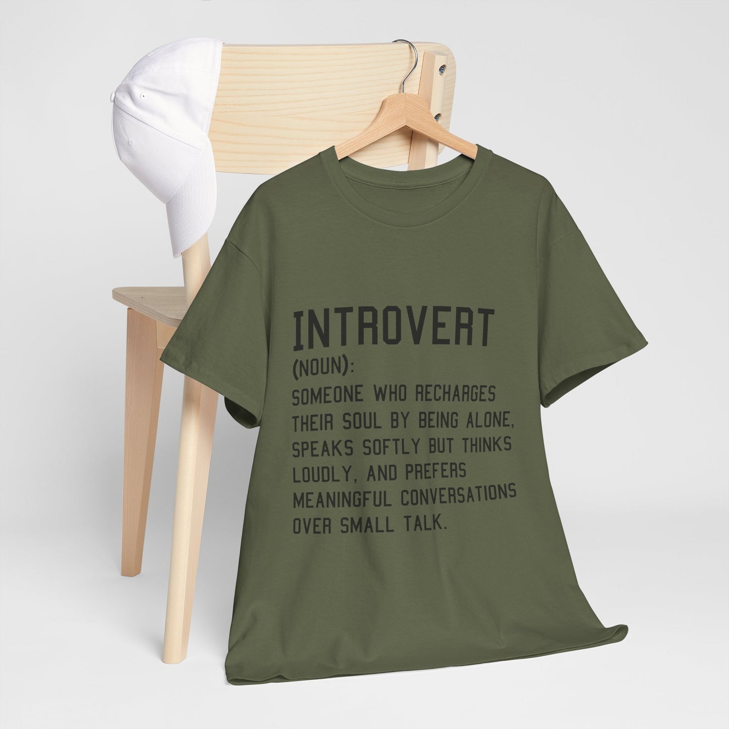 Casual Introvert Noun Definition Tee