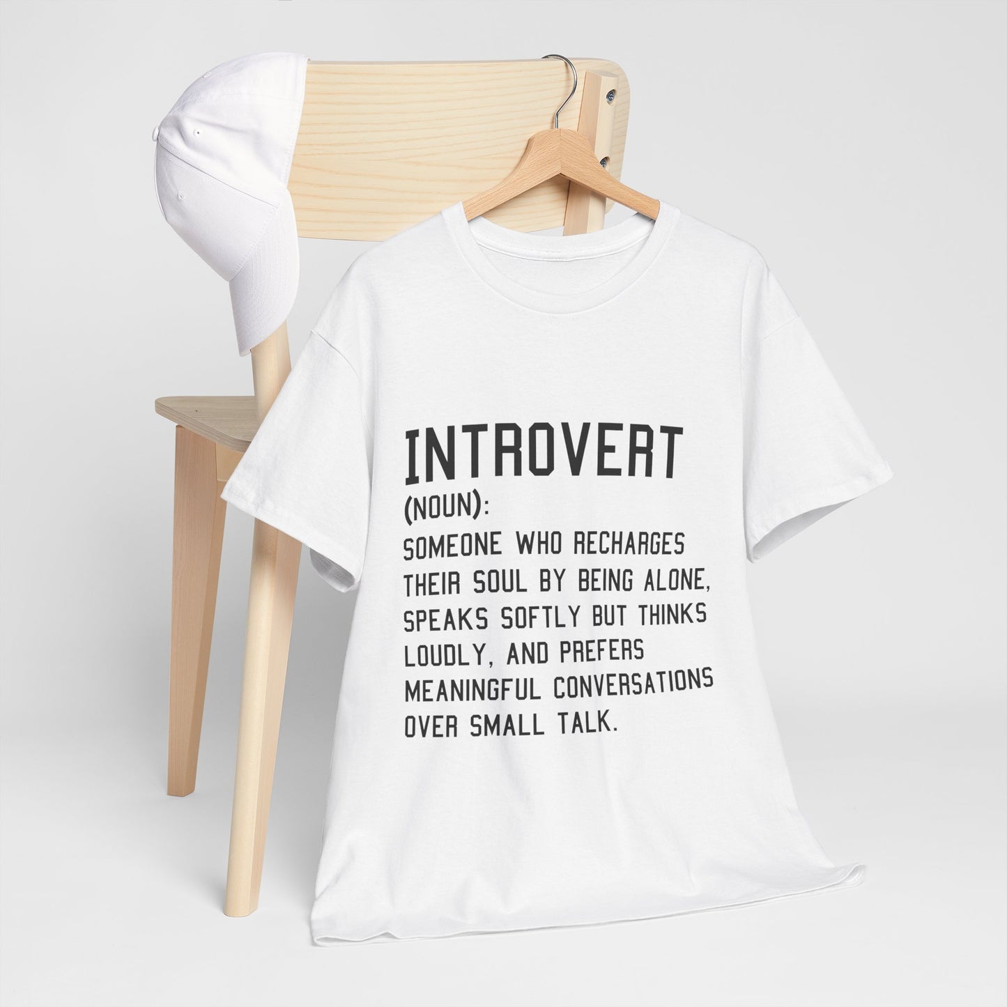 Casual Introvert Noun Definition Tee