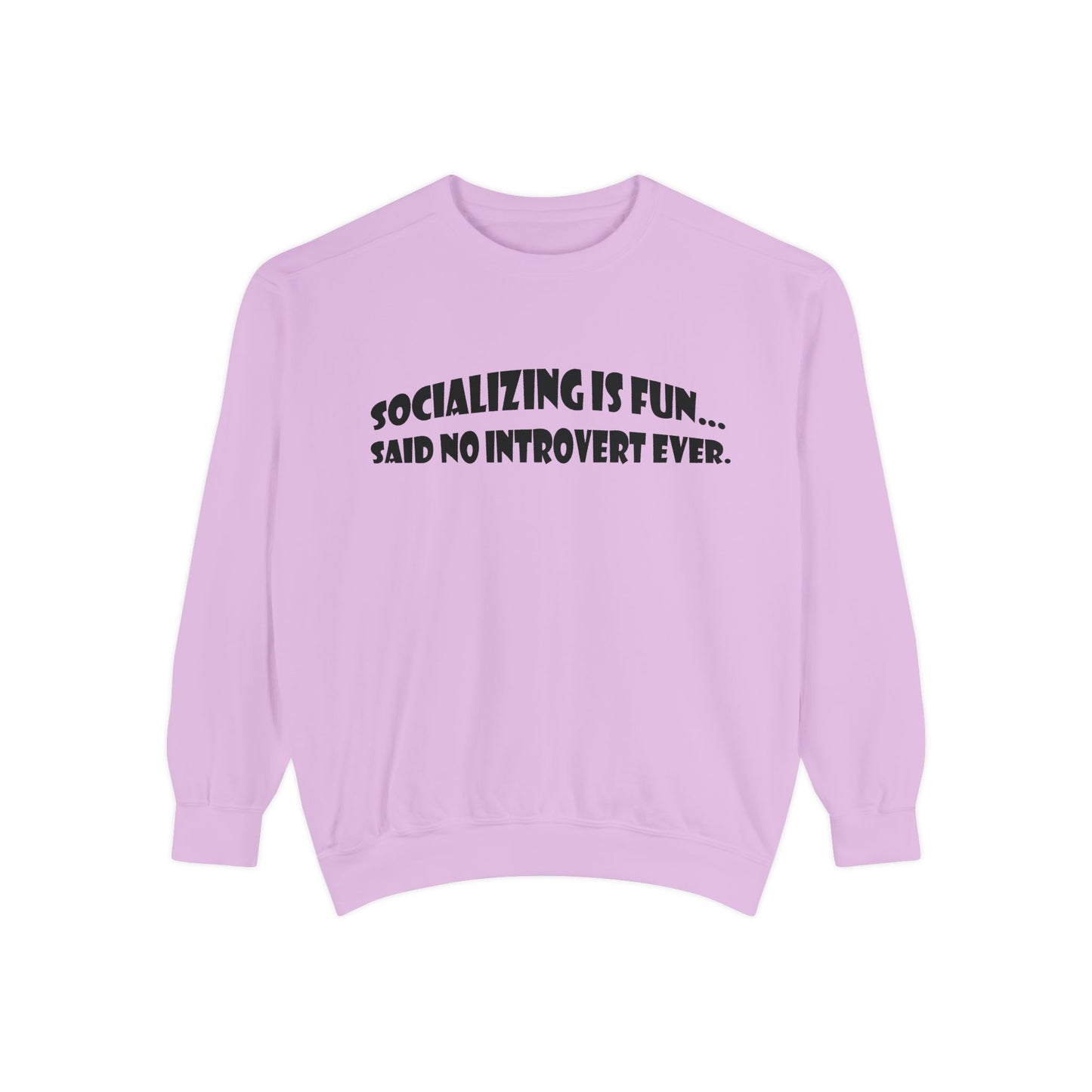 Said No Introvert Ever Unisex Sweatshirt