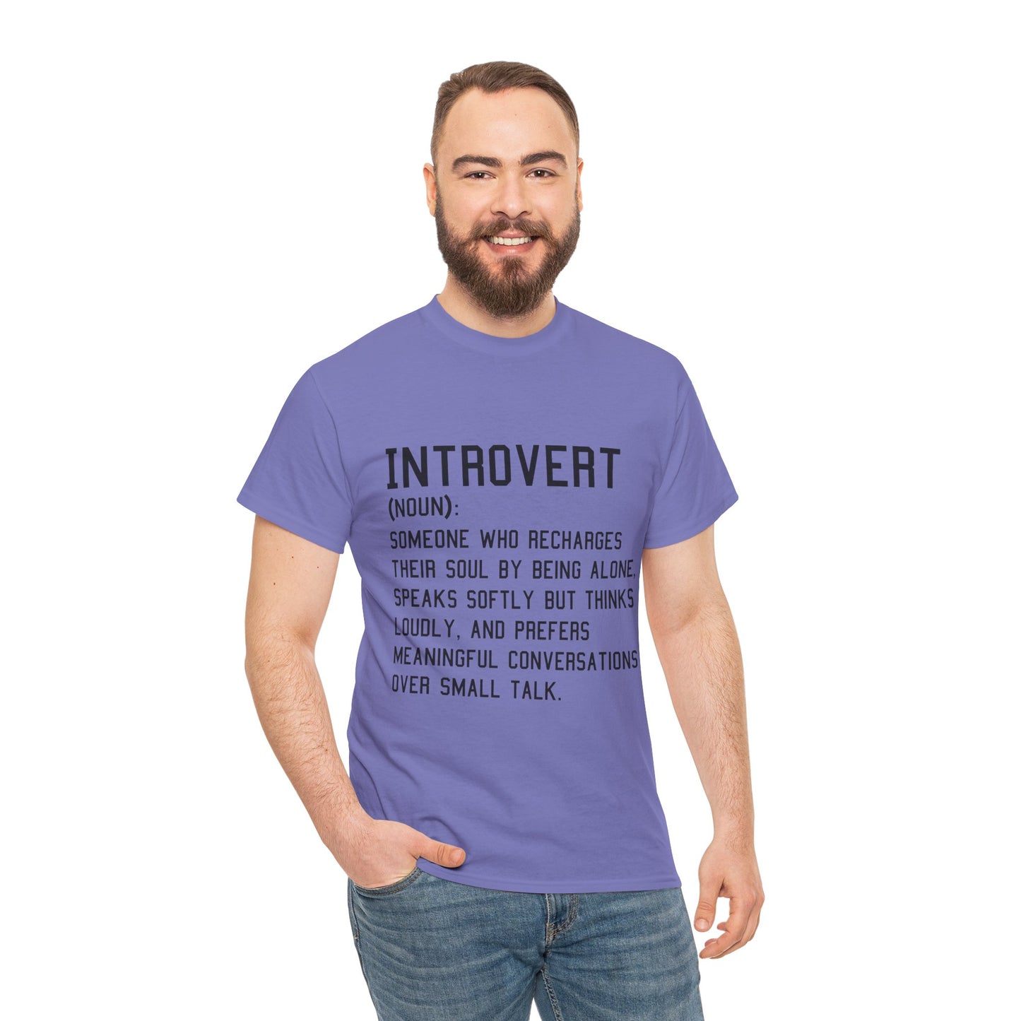 Casual Introvert Noun Definition Tee