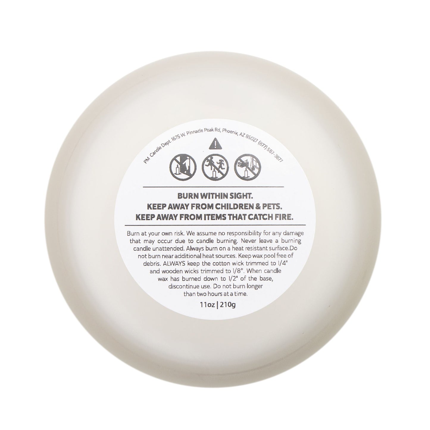 Inspirational Jesus Left Crowd Candle with Wooden Lid