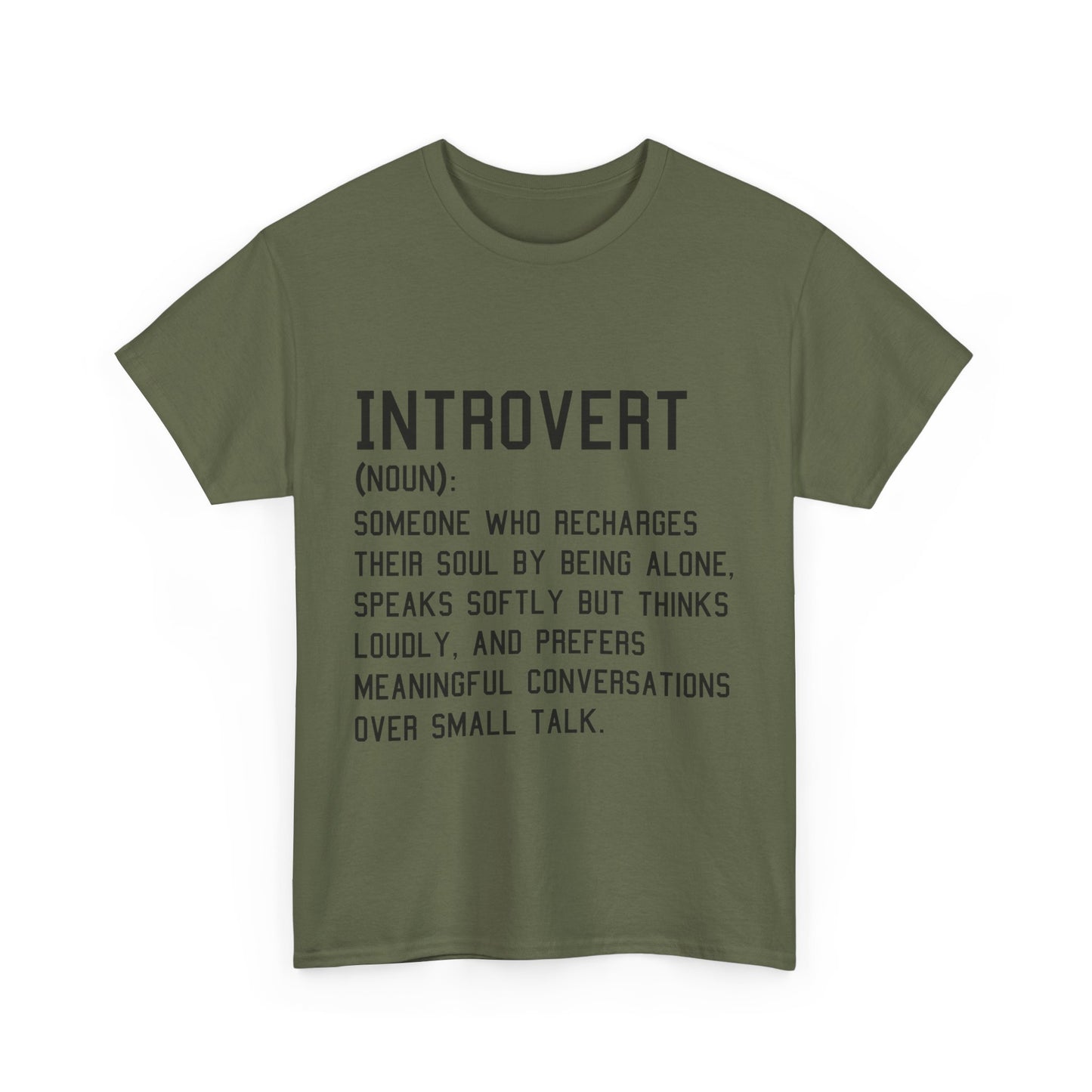 Casual Introvert Noun Definition Tee
