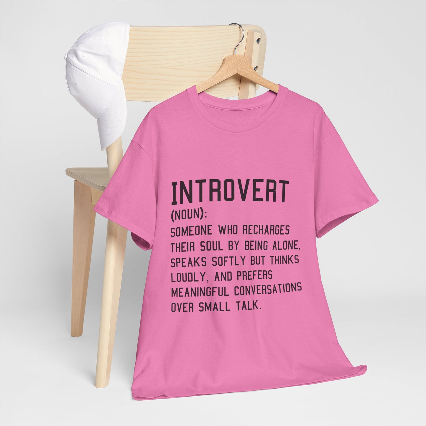 Casual Introvert Noun Definition Tee
