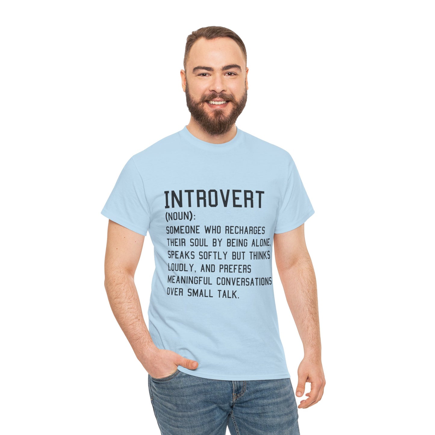 Casual Introvert Noun Definition Tee