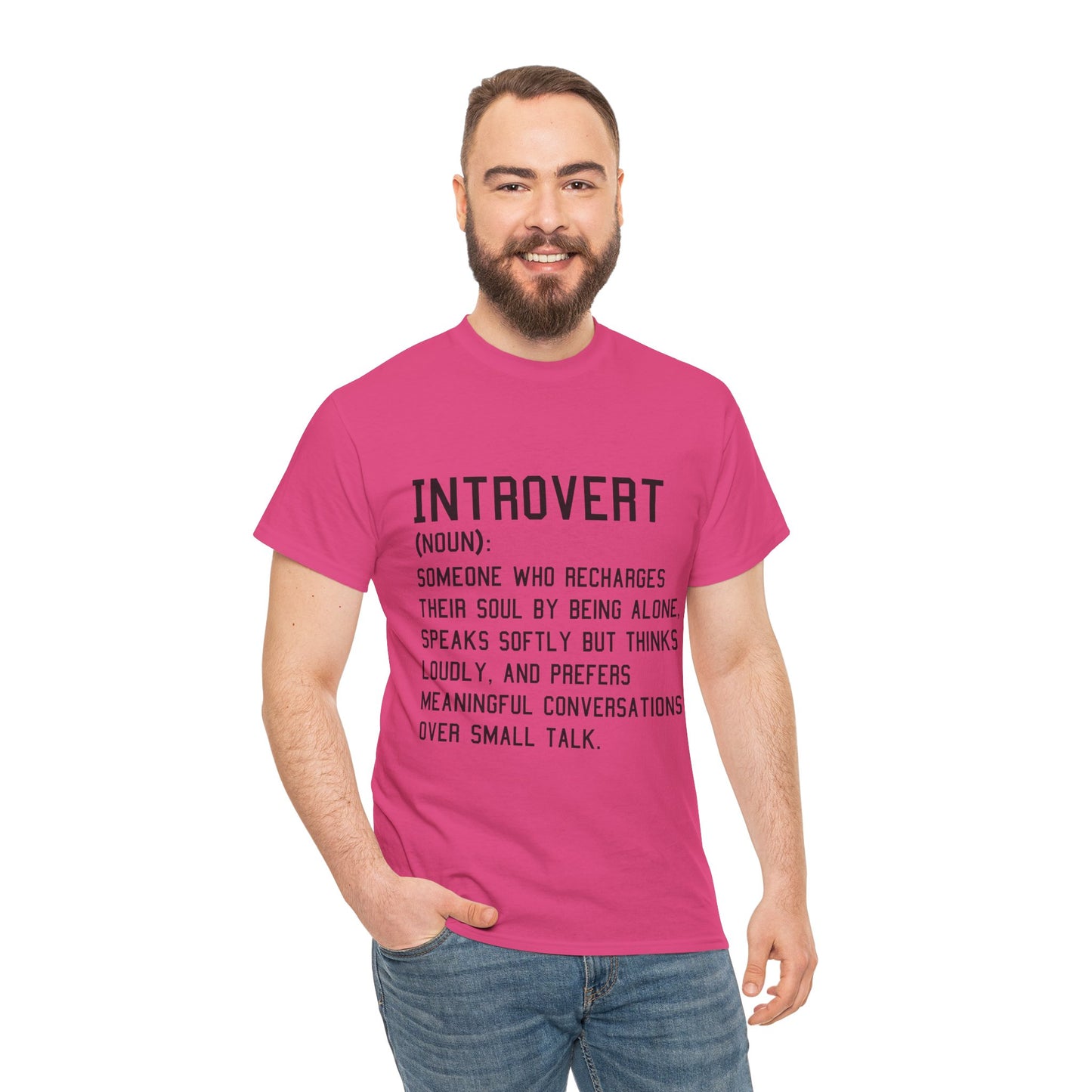 Casual Introvert Noun Definition Tee